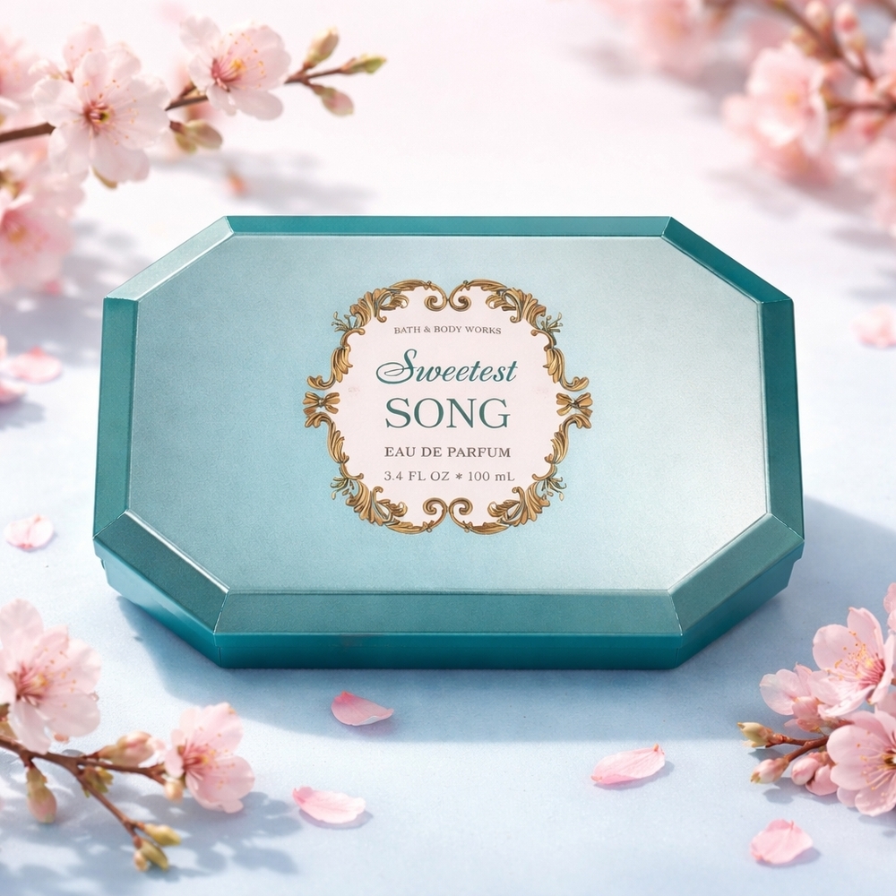 Bath & Body Works Sweetest Song Eau De Parfum Music Box, NWT